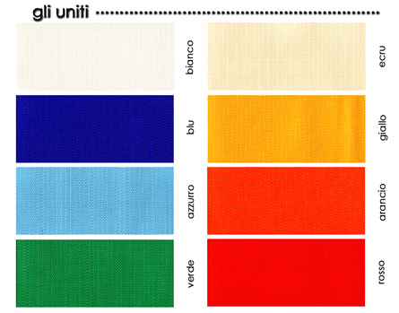 Colori disponibili teli lettini sdraio