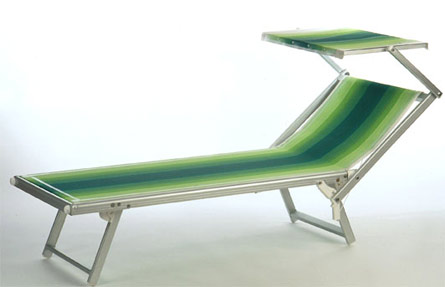 Lettino da spiaggia brevettato Austro